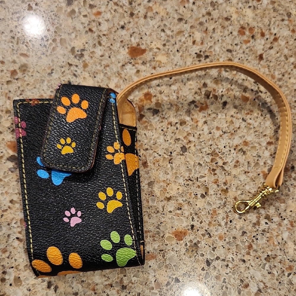Paw Print Key Chain Key / Card Holder